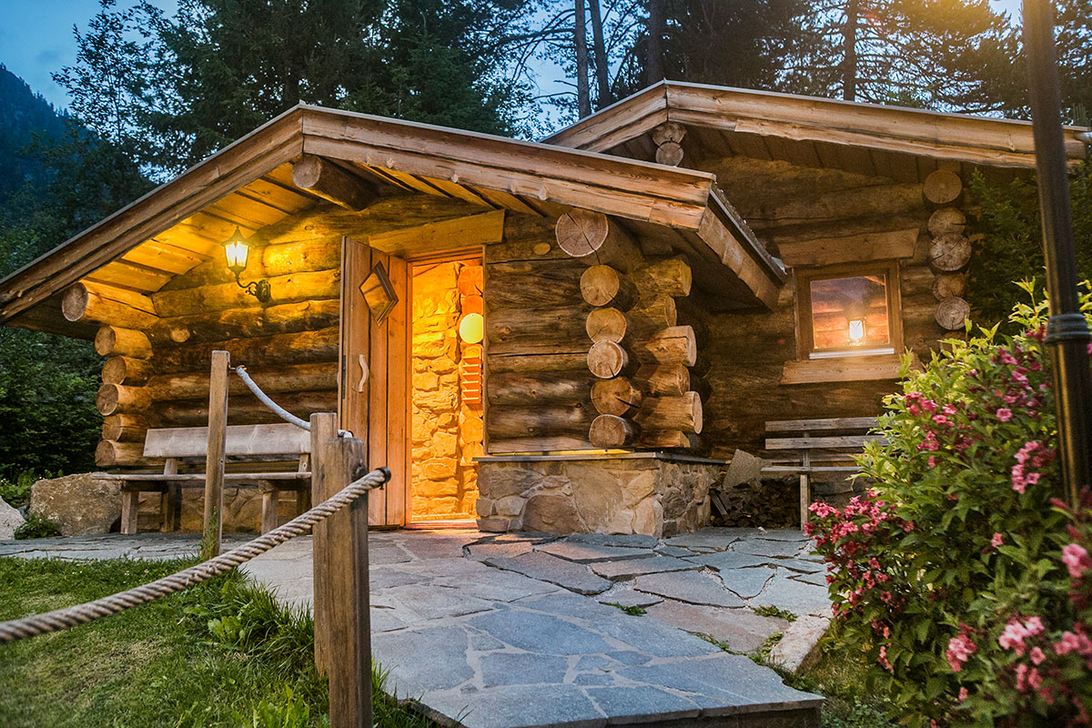 Kelosauna Almsauna Blockhaussauna Blockhaussauna Alpenbad Leutasch