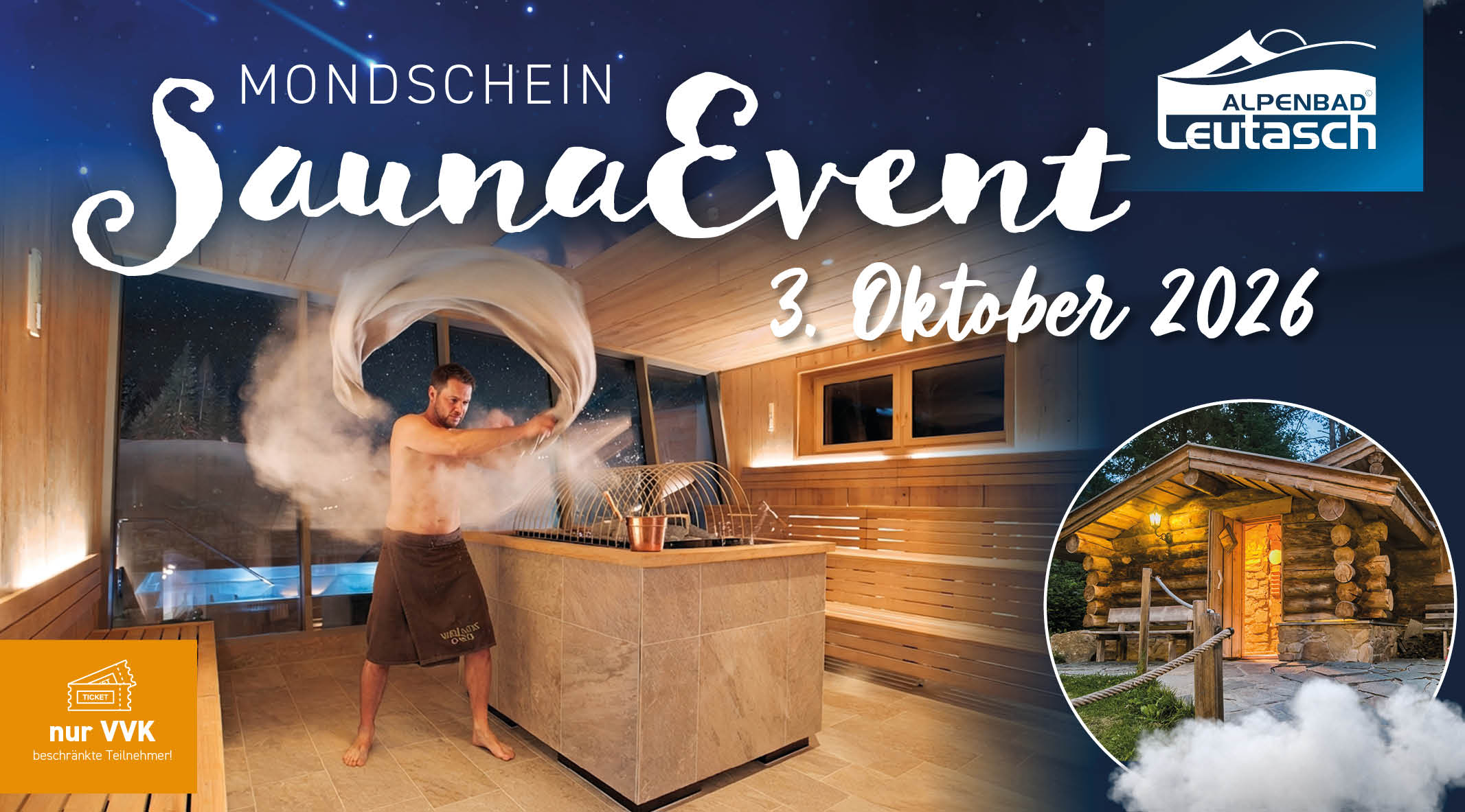 Saunaevent am 3. Oktober 2026